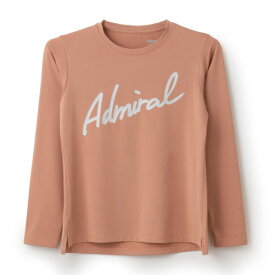 【別注数量限定】アドミラル ラメプリントスクリプトロゴL/S TEE （ ATLA31W-46 ）[ Admiral LS レディース ]25SS※ウインザーオリジナル