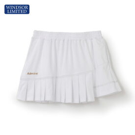 【別注数量限定】アドミラル ラメテープアシメプリーツスコート （ ATLA43W-00 ）[ Admiral SK レディース ]26SS※ウインザーオリジナル