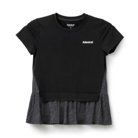 【SALE】アドミラル フェイクレイヤーヘムグラフィックTEE （ ATLA603-10 ）[ Admiral LS レディース ]26SS【メーカー取寄せ商品】
