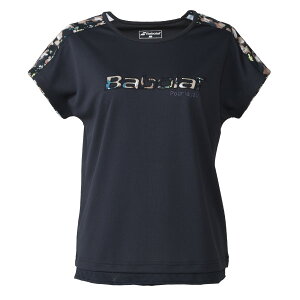�o�{�� PLAY SHORT SLEEVE SHIRT �i BWP6524-BK00 �j[ Babolat LS ���f�B�[�X ]26SS