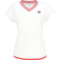 【ネットバーゲン】フィラ ゲームシャツ CZ6SGW032-WT0 [ FILA LS レディース ]26SS