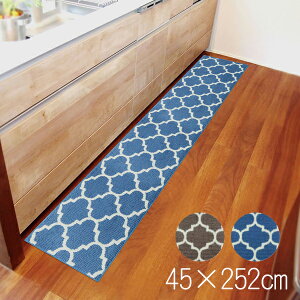 OKATO�i�I�J�g�[�j�x���̓C���e���A�}�b�g �����b�J���u���[/�O���[ 45×252cm�L�b�`���}�b�g/�����b�R/�������/�C���f�B�S/�����/�f�U�C��/�ې􂢁���