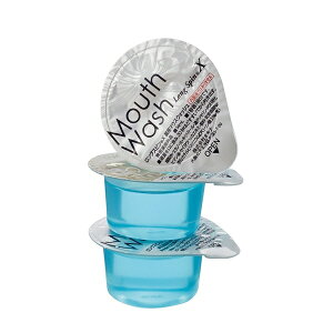 【リニューアル】オキナ 薬用マウスウォッシュロングスピン ブルー (ミント) 100個入使い切り 携帯用 医薬部外品 業務用 低刺激 キシリトール ポーション