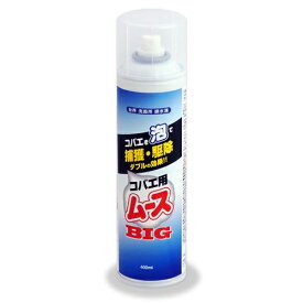 コバエ用ムースBIG 業務用 400ml コバエ チョウバエ 退治 駆除風呂 浴槽 エプロン ゴミ箱大容量 洗面所 排水溝 殺虫剤三角コーナー 幼虫