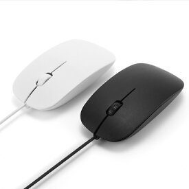 光学式有線マウス　シンプルデザイン　有線 USB 簡単接続 光学式 有線マウス 小型 左右対称型　軽量　使いやすい