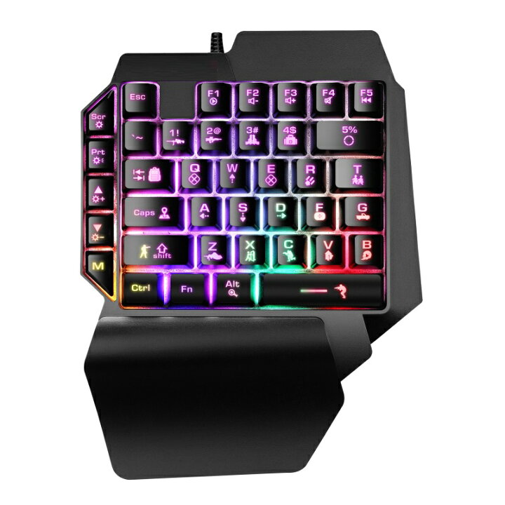 楽天市場 左手用 ゲーミングキーボード 35キー 片手 左手デバイス ゲーミングキーパッド Fps オンラインゲーム Rgb バックライト搭載 キーボード ゲーミング ゲームキーボード ゲーム ゲーム用キーボード Windykids