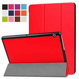 HUAWEI MediaPad T3 10 �P�[�X AGS-L09 �J�o�[ AGS-W09 3�_�Z�b�g �ی�t�B���� �^�b�`�y�� ���܂� �t�B���� �X�^���h�P�[�X �X�^���h ���f�B�A�p�b�h