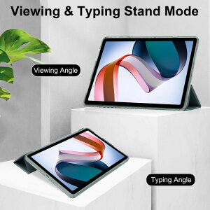 Xiaomi Redmi Pad �P�[�X RedmiPad 2022 10.61inch �J�o�[ ���b�h�~�[ �p�b�h 10.61�C���` ���b�h�~�[�p�b�h 3�_�Z�b�g �ی�t�B���� �^�b�`�y�� ���܂� �t�B���� �X�^���h�P�[�X �X�^���h Xiaomi�݊� ���[��