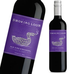 �X���[�L���O�E���[���E�I�[���h�E���@�C���E�W���t�@���f���E�J���t�H���j�A Smoking Loon Old Vine Zinfandel California �J���t�H���j�A ���C�� �ԃ��C�� �h��