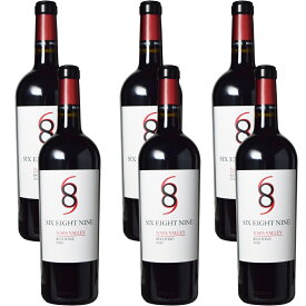 【土日祝も休まず出荷】 6本セット シックス エイトナイン ナパヴァレー レッド Six Eight Nine Napa Valley Red Wine 赤ワイン