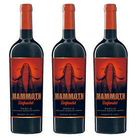 マーレ・マンニュム"マンモス" ジンファンデル [ 赤ワイン フルボディ イタリア 750ml 3本セット ]