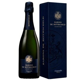 シャンパーニュ バロン ド ロスチャイルド コンコルディア ブリュット ギフトボックス入り NV 750ml 正規品 エノテカ Champagne Barons de Rothschild Concordia Brut シャンパン ロートシルト ロチルド 箱付 ギフト プレゼント