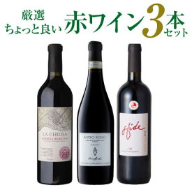目玉はフェンディ一族手掛ける高級アマローネ！焼肉に合う ちょっと良い赤ワイン3本セット【送料無料】ワインセット 赤ワイン イタリア 飲み比べ 浜運A