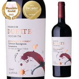 インドミタ デュエット プレミアムカベルネ＆カルメネール [2023]Duette Indomita Premium Cabernet Sauvignon＆Carmenere[チリ][赤ワイン][辛口]長S ギフト