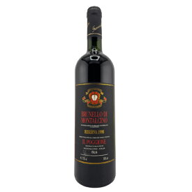 送料無料 赤ワイン 1998年 ブルネッロ ディ モンタルチーノ リゼルヴァ / イル ポッジョーネ Brunello di Montalcino Riserva Il Poggione イタリア トスカーナ 750ml ワイン