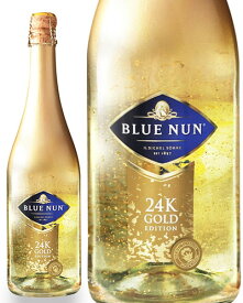 24カラット金箔入り スパークリング ブルーナン ゴールド エディション( 泡 白 ) ワイン ギフト プレゼント 祝い 金箔 正月 クリスマス 誕生日