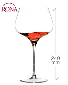 【訳あり特価】ロナ RONA スタイリッシュ ブルゴーニュ 720ml 1脚 (ワイングラス カリスマ Charisma) (1脚につき、ワイン(=750ml)10本と同梱可)
