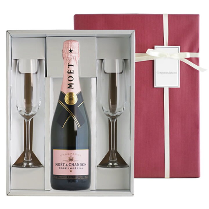 楽天市場】【ペアグラス付きギフト】 モエ・エ・シャンドン ロゼ  
