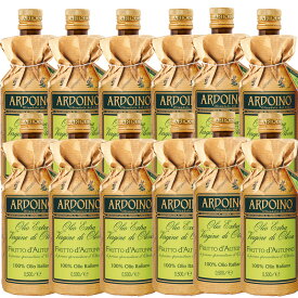 予約受付中＜本州/四国/九州/送料無料＞アルドイノ　エキストラ ヴァージン ノヴェッロ オリーヴ オイル[2025]500ml 12本