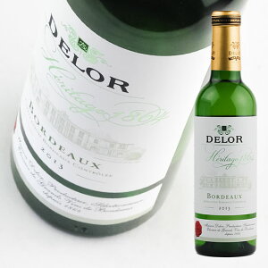 �f���[ �{���h�[ �u���� �Z�b�N 375ml �����C�� �n�[�t�{�g�� Delor Bordeaux Blanc Sec