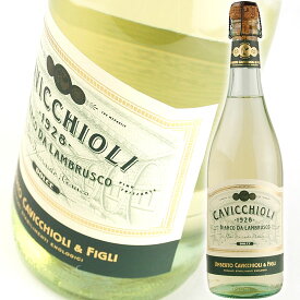 カビッキオーリ ランブルスコ ビアンコ ドルチェ [NV] 750ml 白ワイン 微発泡 スパークリング Cavicchioli Lambrusco Bianco Dolce
