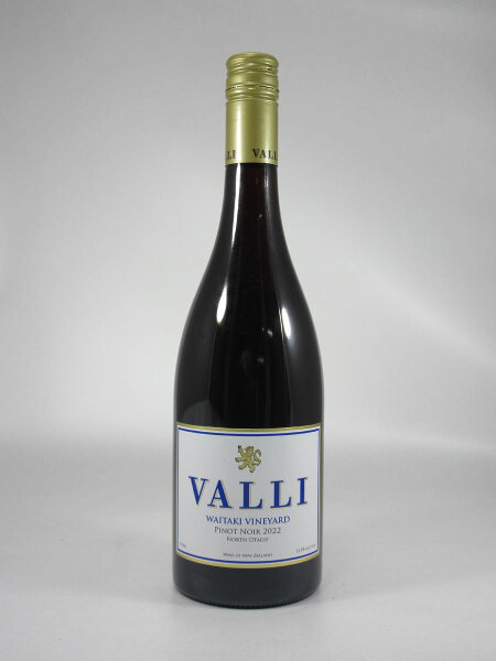 〇ヴァリ ヴィンヤーズ ワイタキ ピノ ノワール [2022] 750ml 赤 VALLI Vinyards Waitaki Pinot Noir