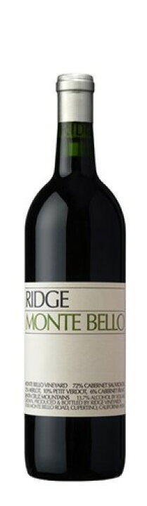 楽天市場】【2010】リッジ ヴィンヤーズ モンテベロRidge Vineyards 