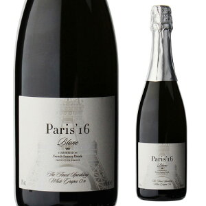 Paris16 Blanc �����m���A���R�[�� �X�p�[�N�����O �t�����X�Y 750ml���K�i �m���A���R�[�����C�� �m���A���R�[���V�����p�� �A���R�[���t���[ Alc.0.00% �p��16�� �l�^A ���j�� �M�t�g �v���[���g 