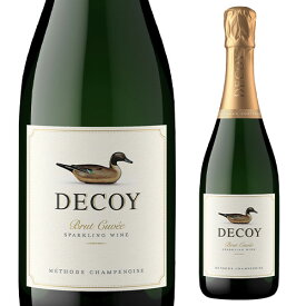 【ワインの日 1,000円OFFクーポン】デコイ ブリュット キュヴェ スパークリングワイン NV ダックホーン 750ml正規品アメリカ カリフォルニア 白泡 辛口 浜運A プレゼント ギフト パーティー 新年会 手土産 持ち寄り バレンタイン1/20 23:59　まで