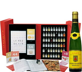 Le Nez du Vin ルネデュヴァン 54種 ワインの香り 正規輸入品ワイン ソムリエ試験対策 アルザス ゲヴェツルトラミネール デミ1本付き プレゼント
