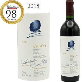 【送料無料】（沖縄・離島は除く）オーパス ワン[2018]Opus One　Napa Valley 750mlオークヴィル　98ポイント　赤ワイン 赤 ワイン