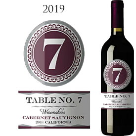 テーブル No.7 カベルネ ソーヴィニョン[2019]TABLE 7 USA Cabernet Sauvignon California 750ml スコット セラーズ Scotto Cellars 赤ワイン 赤 ワイン