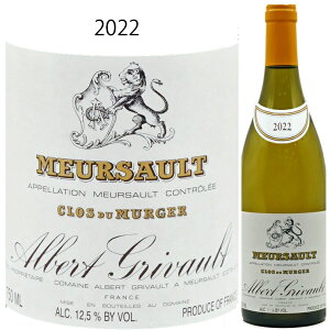 \[ N f ~WF[2022] h[k Ax[ OH[ MEURSAULT CLOS DU MURGER Domaine Albert Grivault 750ml h C