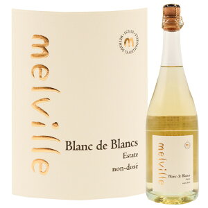 メルヴィル スパークリング ブラン ド ブラン エステート カリフォルニア 2021Melville Sparkling Blanc de Blancs Estate Santa Rita Hills 750mlスパークリングワイン スパークリング ワイン レア 希少