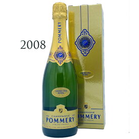 【クーポン対象】ポメリー ミレジメ グランクリュ ロワイヤル [2008]POMMERY MILLESIME GRAND CRU ROYAL Champagneシャンパーニュ 箱付き 750ml