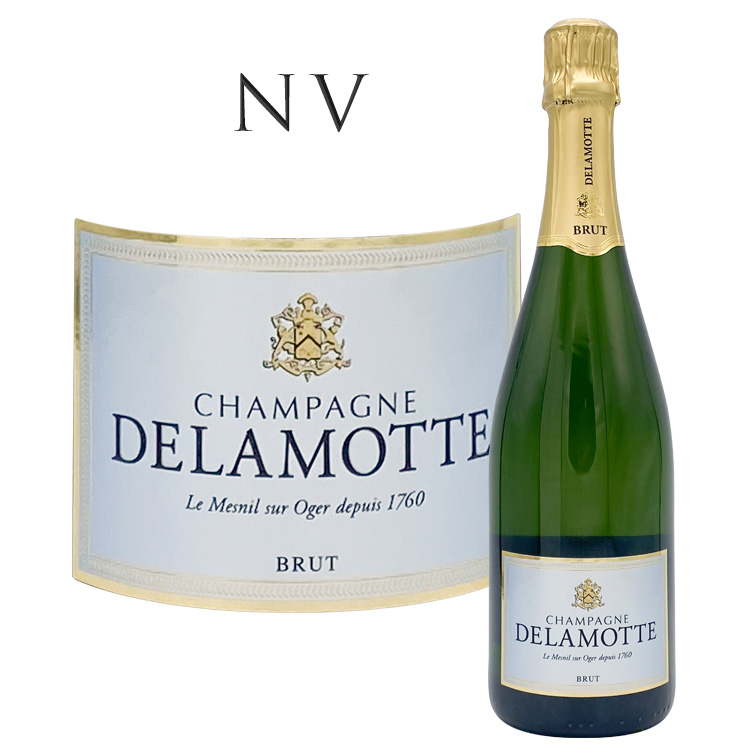 ドラモット ブリュット [NV]<BR>Delamotte Brut Champagne ドゥラモット　750ml　シャパーニュ地方　辛口　白