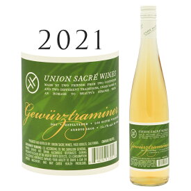 ゲヴェルツトラミネール [2021] ユニオン サクレ ワインズGewurztraminer Union Sacre Wines 750mlカリフォルニア 白ワイン ワイン 辛口