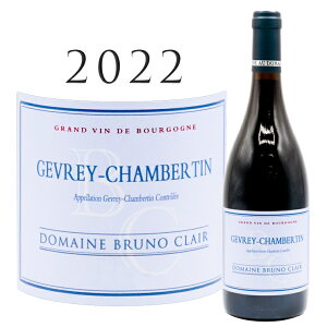 W Vx^ [2022] um N[ Gevrey Chambertin Bruno CLAIR 750ml uS[j R[g h jC sm m[ ԃC C