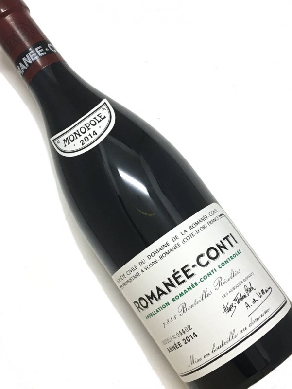 日本未発売】【日本未発売】[2014]ロマネ・コンティ750mi 《取り寄せ商品に付画像はイメージです。》《輸入元からの直送品》 赤ワイン 