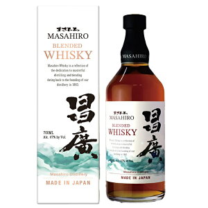 �y���K�i �����z���A �u�����f�b�h �E�C�X�L�[ (MADE IN JAPAN) 700ml 47��MASAHIRO BLENDED WHISKY MADE IN JAPAN 700ml 47%