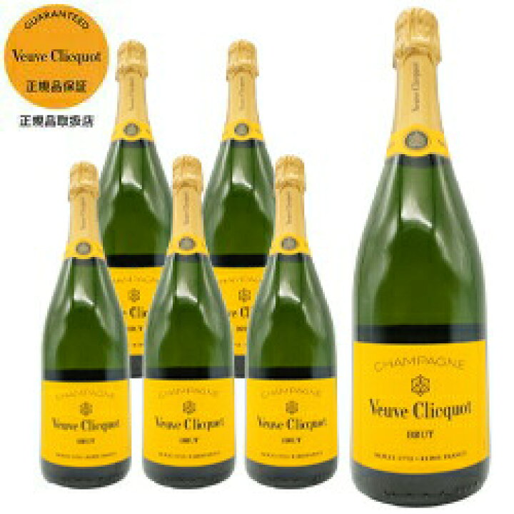 楽天市場】【6本セット】ヴーヴ クリコ イエロー ラベル ポンサルダン 