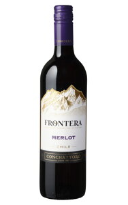 �t�����e�� �������[ �R���`�� �C �g�� �`�� �� �~�f�B�A���{�f�B 750mlConcha y Toro Frontera Merlot Chile