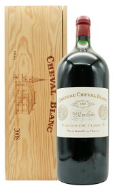 【大型特大アンペリアルボトル 木箱入】超特大ボトル シャトー シュヴァル ブラン 2008 サンテミリオン プルミエ グラン クリュ クラッセ 6LChateau Cheval Blanc [2008] rare－wine