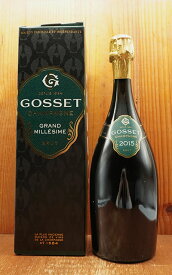 【箱入】ゴッセ シャンパーニュ グラン ミレジム ブリュット[2015]年 蔵出し ゴッセ社 正規品 最低熟成期間96ヶ月以上GOSSET Champagne Grand Millesime Brut [2015] AOC Champagne