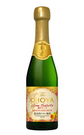 The CHOYA Ume Salute 750ml 梅 サルーテ 無添加 梅酒 チョーヤ スパークリングワイン