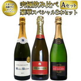 【送料無料】 ワインセット うきうき高級 辛口 有名 メゾン・シャンパーニュ 究極 飲み比べ 豪華スペシャル 3本 セット ワイン UKIUKI GRAND MAISON Champagne Special Set ワインセット うきうきワインの玉手箱