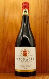 ウィグナルス ピノ ノワール シングル ヴィンヤード 2020 ロバート＆クレア ウィグナル 西オーストラリア州 アルコール度数15.1％ 赤 辛口Wignalls Pinot Noir Single Vineyard 2020 Western Australia