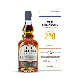 【200周年記念カートン 正規品】オールド プルトニー12年 200周年記念カートン入り シングル モルト スコッチ ウイスキー 700ml 40％OLD PULTENEY AGED 12 YEAR SINGLE MALT SCOTCH WHISKY 700ml 40%