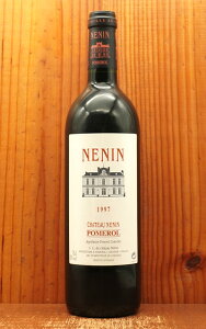 Vg[ li 1997 AOC|[(hbÑX[p[it񋉂̃IB X J[ỸhDƏL) l 27NniChateau Nenin 1997 AOC Pomerol