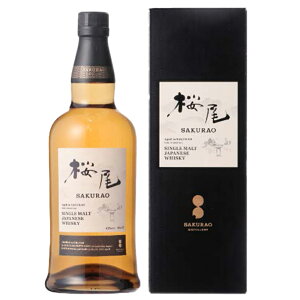 yKi z VO g Wpj[Y ECXL[ 700ml 43SAKURAO SINGLE MALT JAPANESE WHISKY 700ml 43%